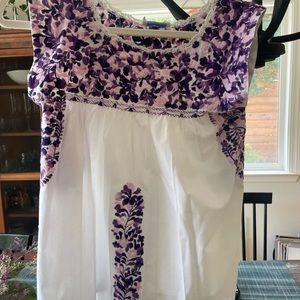 Never worn Mi Golondrina top. Took one inch off the bottom by alterations.